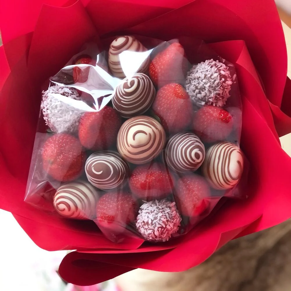 Букет из клубники в шоколаде