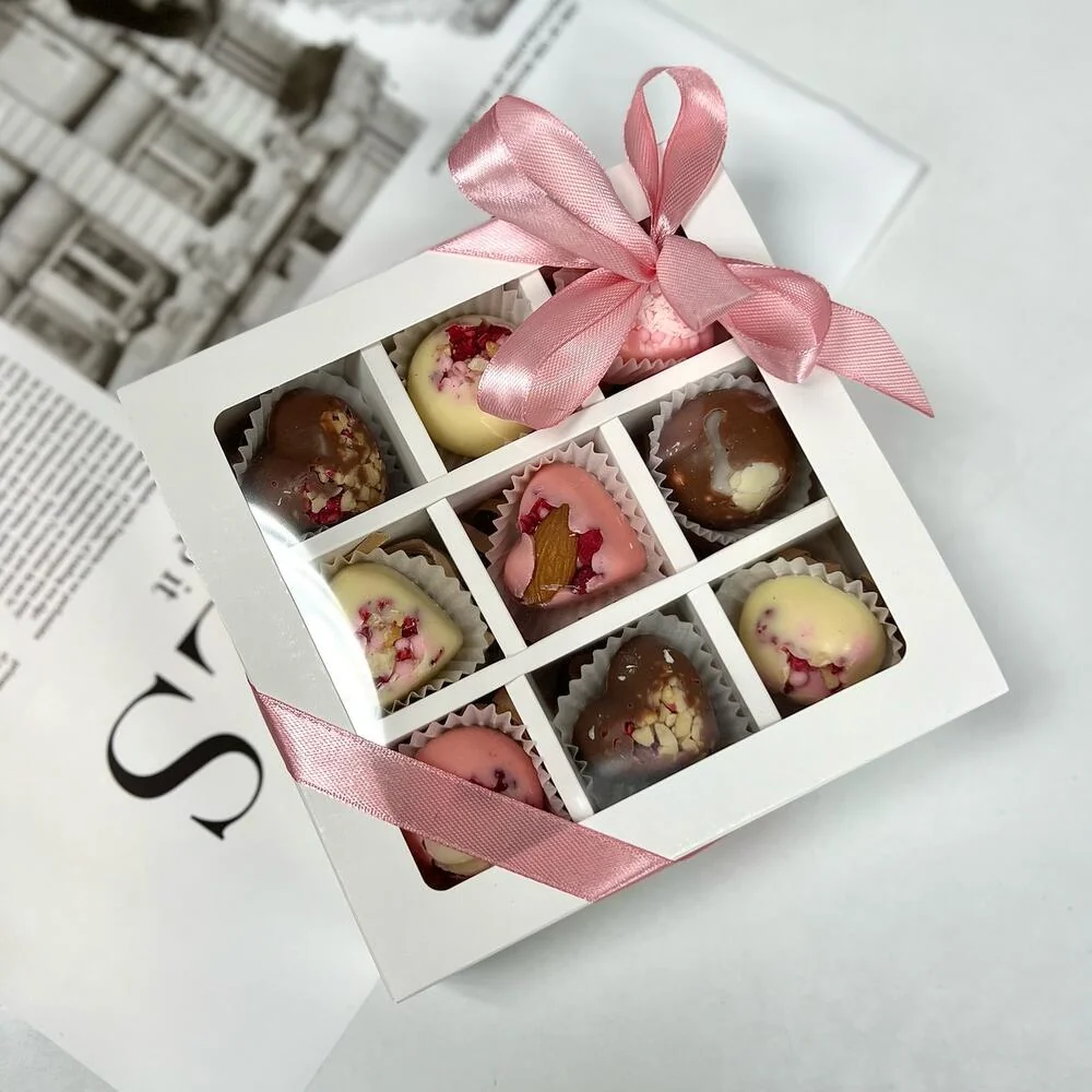 Конфеты ручной работы из бельгийского шоколада 9 шт